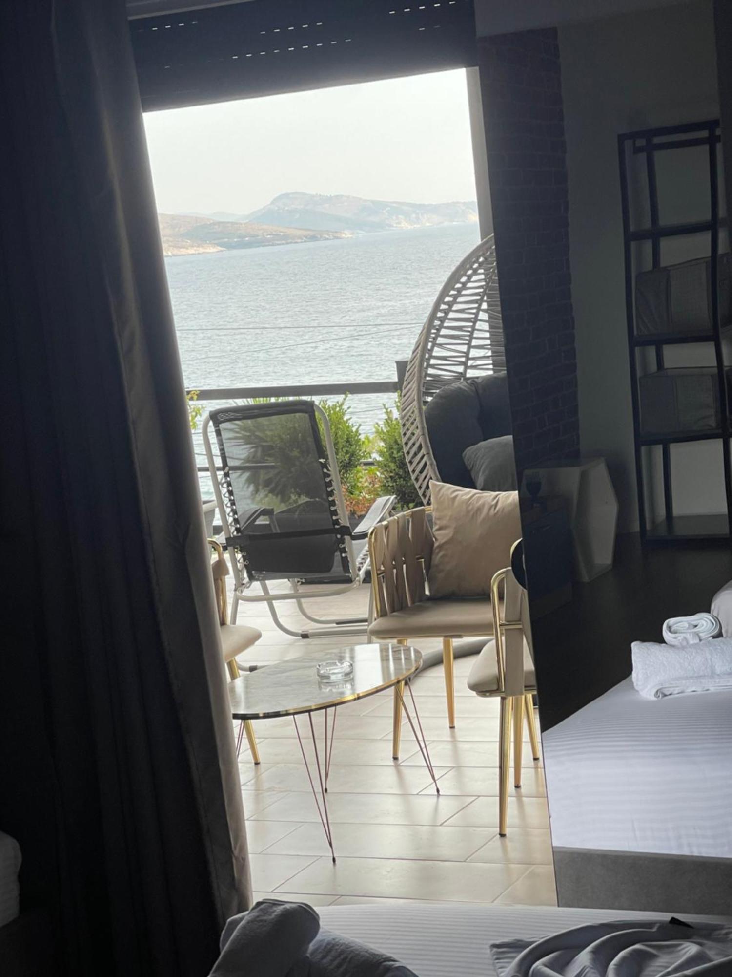Aries Apartments Sarandë Kamer foto