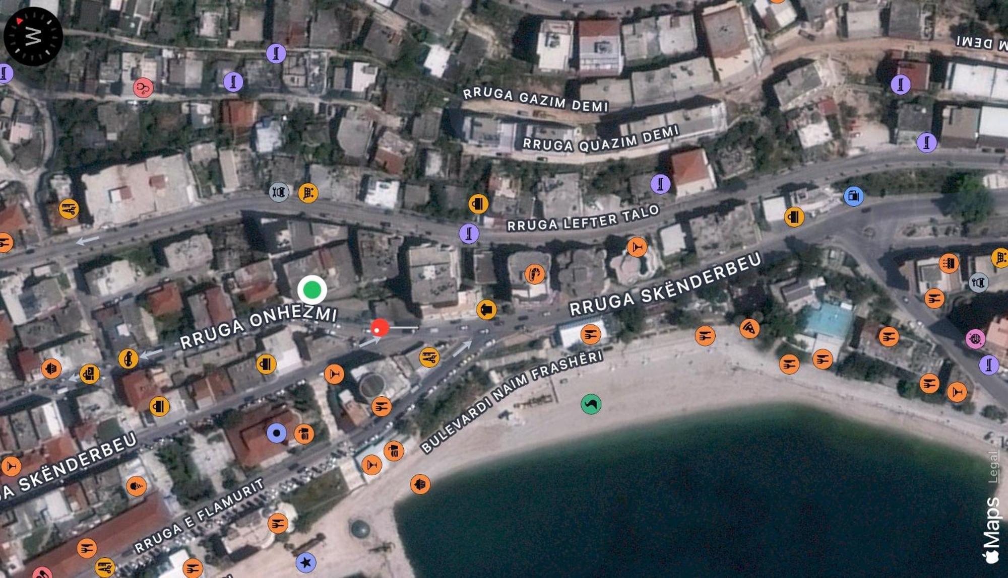 Aries Apartments Sarandë Buitenkant foto